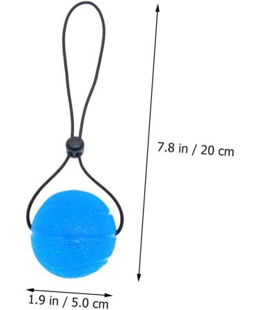 Therapeutic Hand Balls for Stress Relief - BUIFULSIC Squeeze Finger Grip Balls - Decompression Hand Therapy - 20x5cm Blue - Buy Online on GoSupps.com