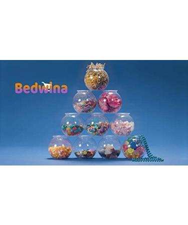 Plastic Ivy Bowls 12-Pack - 16 oz Unbreakable BPA-Free Fishbowl Vases for Candy & Drinks - Ideal for Carnival Games, Prizes, Centerpieces & Party Decor - Buy Online on GoSupps.com