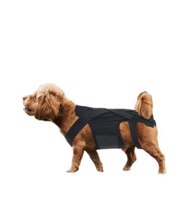 KOSDFOGE Dog Back Brace for Dogs Arthritis Polyester Strong Rigidity Flexible Back Supporting Vest for Walking Dogs Back Prevention(L)