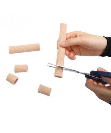 Silicone Toe Protectors - 2 Pack Soft Gel Toe Caps for Corn & Blisters - Cushion Bandage for Toes & Fingers (1.5x15cm) - International Shipping Available - Buy Online on GoSupps.com