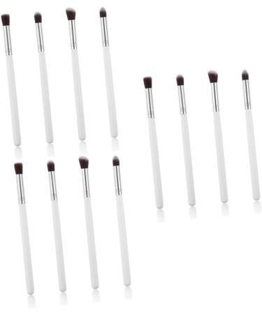 Baluue 12 Pcs Eye Make-up Brush Kit Eye Kits Pencil Brush Blush Brush Beauty Makeup Tool Makeup White - Buy Online on GoSupps.com