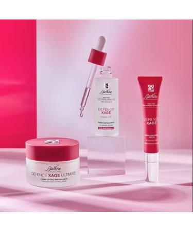 BioNike Defence XAGE Hyalu-Lift Plumping and Anti-Wrinkle Face Serum with Hydrating Hyaluronic Acid Gives Tone Volume and Firmness to the Face Fast-Absorbing Gel Texture 30 ml - Buy Online on GoSupps.com