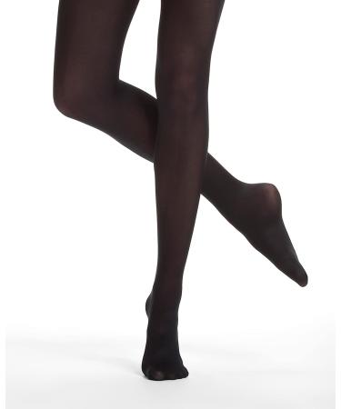 DanSkin Women's Compression Footed Tight in Black - Supportive Performance Tights - Buy Online on GoSupps.com