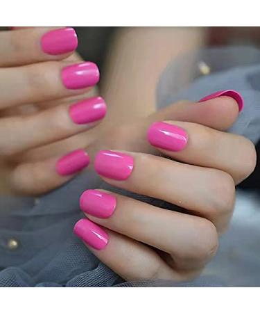 576Pcs Short Press on Nails - 24 Color Full Cover Square Fake Nails for Women - Nail Salon Art DIY - Buy Online on GoSupps.com