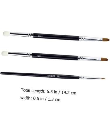Baluue 1 Set Concealer Brush Makeup Brushe Eyeshadow Brush Makeup Handle Brush Lip Black Man-made Fiber - Buy Online on GoSupps.com