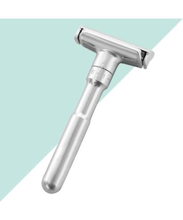 Fomiyes 3-Pack Portable Safety Razors - Manual Vintage Double-Sided Shaving Razors for Men - Premium Silver Shaveadoras - Buy Online on GoSupps.com