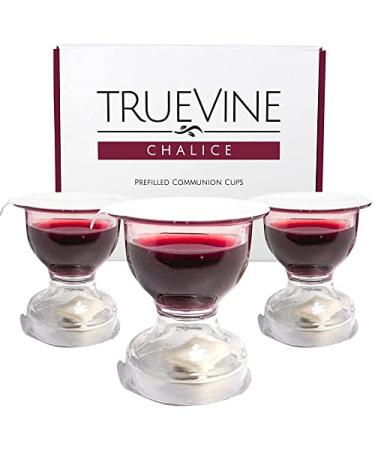 TrueVine Chalice Prefilled Communion Cups and Wafer Set - Prefilled Communion Cups With Bread & Juice - Fresh, Easy-Open Communion for Your Service 1000 Count 1000 Count (Pack of 1)