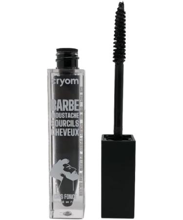  Cryom CRYOM - Temporary Color Concealer for Beard Eyebrow and Hair Brush Bottle 5ml Cosmetic and Makeup for Men No.02: Dark Grey - Buy Online on GoSupps.com