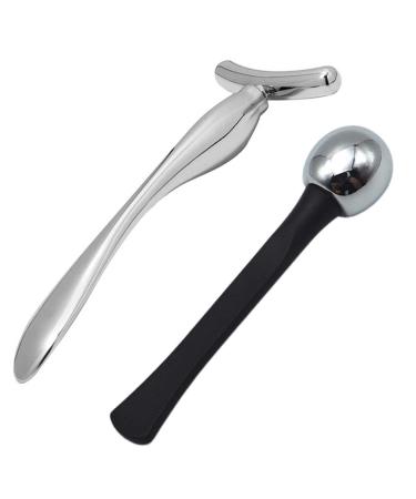 BCZR 1 Set Eye Massage Roller Massage roller Massage device face Massage face face massage device eye cream massage tab eye cream massage applicator essence lifting stick (2 styles)