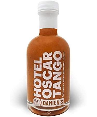 Damien's Hotel Oscar Tango Gourmet Habanero Hot Sauce 200mL - Buy Online on GoSupps.com