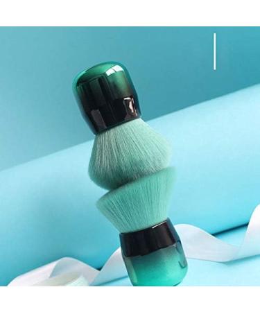 RIYAN 1Pc Blusher Brush Hair Mushroom Powder Makeup Brush with Portable Aluminum Short Handle Make Up Tool Oblique - Buy Online on GoSupps.com