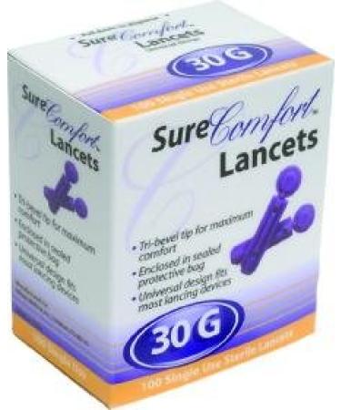 Sure Comfort Lancets 30 Gauge - 100 ct Pack of 2
