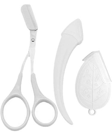 Professional Eyebrow Trim & Face Razor for Women | Eyebrow Scissors Trimmer Comb & Accessories - F9J2 - Buy Online on GoSupps.com