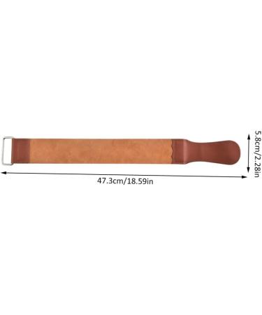Fomiyes Leather Tools Face Scraper & Scissor Sharpener | Double-Sided Sharpening Tape & Razor Strap - Ideal for Barbers - Buy Online on GoSupps.com