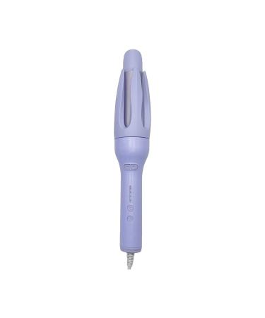 Kasituny Automatic Curling Iron Multifunction Hair Straightener Rotary Ceramic Fast Heating Curler Negative Ions Wand Women Styling Tool us Purple US Plug