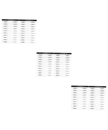 DOITOOL 6 Sheets Pairs 4d Eyebrow Stickers Hair Supplies Eyebrows Eyebrow Makeup Tools 6d Patch Water Proof