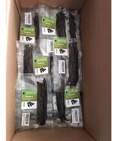 Grade B Madagascar Vanilla Beans (20 pcs, 5-7) for Extract, Paste, Cooking & Baking | Whole Bourbon NON-GMO Pods by FITNCLEAN VANILLA - Buy Online on GoSupps.com