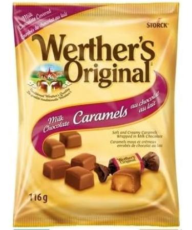 Werther Original Caramel Candy Variety Pack - Milk Chocolate Caramels Soft Eclairs Vanilla clair Hard Candies - Buy Online on GoSupps.com