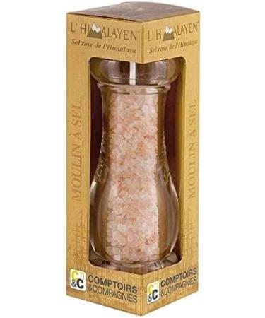  Comptoirs et Compagnies COMPTOIRS ET COMPAGNIES - Himalayan Pink Salt Crystal Mill - Non-Iodized and Unrefined - 100g - Buy Online on GoSupps.com