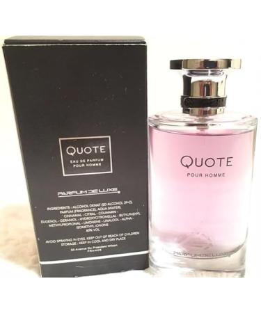 Quote for Men Eau de Parfum Spray - 3.4 FL. OZ - Buy Online on GoSupps.com