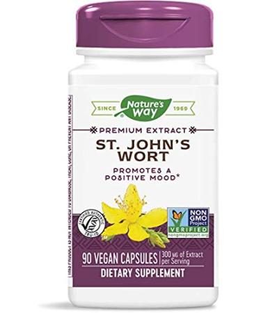 Nature's Way St. John's Wort 300 mg 90 Vegan Capsules