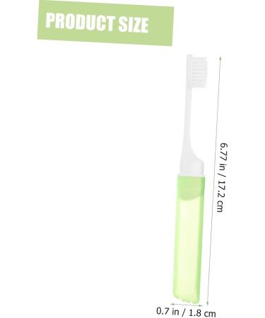 10th Portable Foldable Toothbrush Set - Travel & Camping Friendly Soft Bristles Disposable & Compact Design for Easy International Shipping - Buy Online on GoSupps.com