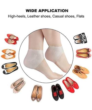 Buy Chrome Silicone Feet Care Socks - Moisturizing Gel Heel Protectors for Cracked Skin | Pink - International Shipping Available  - Buy Online on GoSupps.com