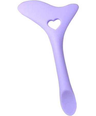 Eyeliner Aid | Silicone Winged Tip Eyeliner Aid | Silicone Eye Liner Aid with Face Cream Scoop for Eyelashes Lipstick Purple - Buy Online on GoSupps.com