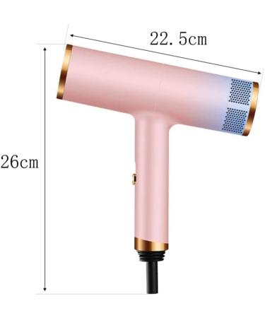 JYYBN Hair Dryer Powerful DC Motor 1400W Professional Hairdryer Negative Ionic Technology Hairdryer with 3 Heat Settings and Cool Shot Button Low Noise Blow Dryer Concentrator for Home and Salon Black - Buy Online on GoSupps.com