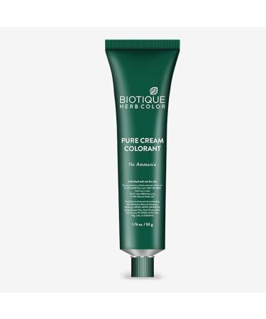Bio_tiq_ue Herbcolor Conditioning Hair Colour | Ammonia Free Brown 4N | 9 Organic Herbal Extracts | Natural Shine | 50g + 110ml - Buy Online on GoSupps.com