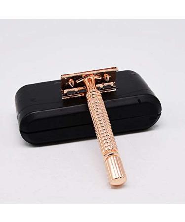 Long Handle Double Edge Safety Razor + 10 Blades - Perfect for Smooth Shaving | Buy Internationally - Buy Online on GoSupps.com