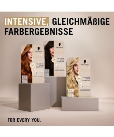 handle Coloration 77 Dark copper blonde 4 x 182 ml sustainable hair color with serum and hair mask protects against visible hair damage for 100 gray coverage - Buy Online on GoSupps.com