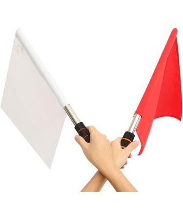 Yardwe 3pcs Hand Flags - Sports Referee Flags for Soccer, Volleyball & Football - Buy Online on GoSupps.com
