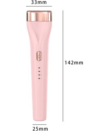 harayaa Heated Eyelash Curler Lash Curler Portable with 3 Temperature Settings Handheld USB Heater Rechargeable for Home Salon Pink - Buy Online on GoSupps.com