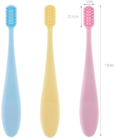 Minkissy 18-Part Hand Cleaning Brush Set | Children's Toothbrushes & Tooth Cleaning Tools | Pearl-Gloss Macaron Design - Buy Online on GoSupps.com
