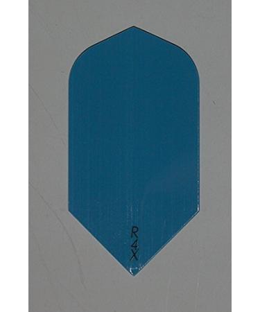 US Darts - 3 Sets (9 Flights) Xtra Strong Ruthless R4X Slim Shape Blue Dart Flights