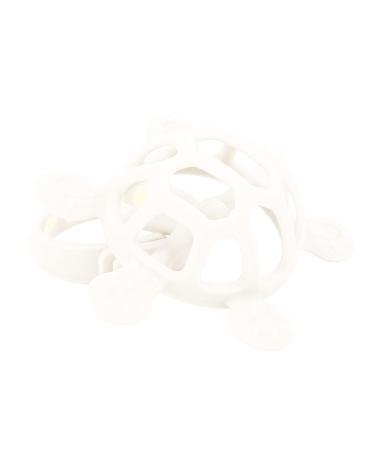 Shop Safe Silicone Toothed Toys for Kids | Cartoon Turtle Bite Ring - Soft & Burr-Free (Beige) | International Shipping - Buy Online on GoSupps.com