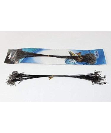 40x 30cm Steel Leader Snap Swivel - 12kg Fishing Tackle for International Shipping - Buy Online on GoSupps.com