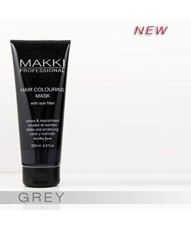Buy Makki Semi-Permanent Hair Coloring Mask - Grey Nutrition & Color | International Shipping Available - Buy Online on GoSupps.com