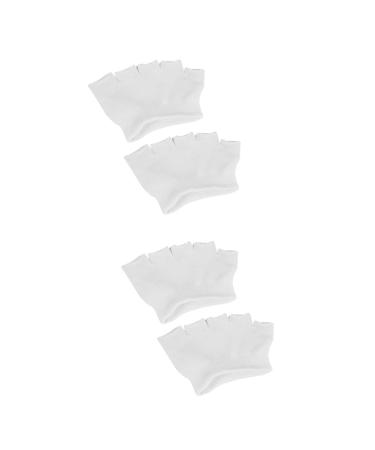 Tovinanna 8 pairs peep-toe socks half socks women's socks high-heel shoes for women women's boot with paragraph women's sandal men sneakers snack shoes NO-show socks half socks fingerless high heel