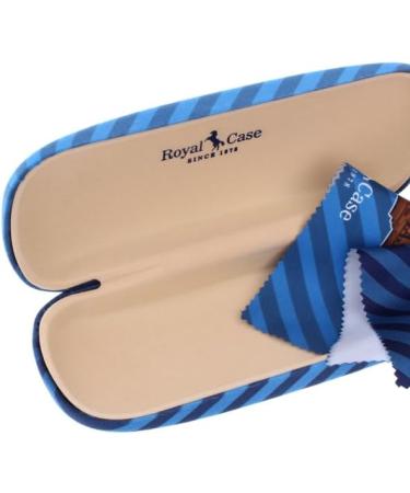Paule & Knopf Dark Blue Christmas Motif Hard Case with Microfibre Cloth - Perfect International Gift - Buy Online on GoSupps.com