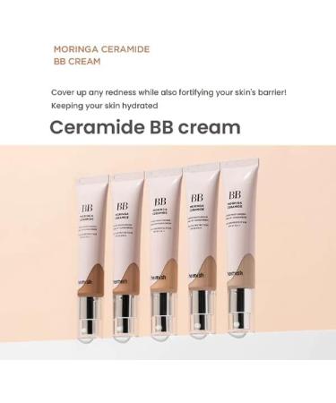 Moringa Ceramide BB Cream SPF 30 PA++ 30 ml (5 couleurs) (21C Light Nude) - Buy Online on GoSupps.com