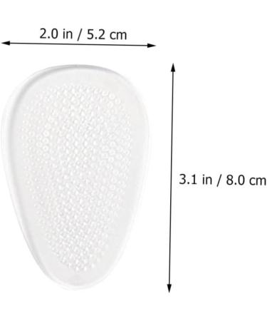 NOLITOY 3 Pairs Shock-Absorbing Anti-Slip Mat Silicone Heel Protectors Invisible Gel Pads for Women's High Heels Soft Breathable Cushion Inserts - Buy Online on GoSupps.com