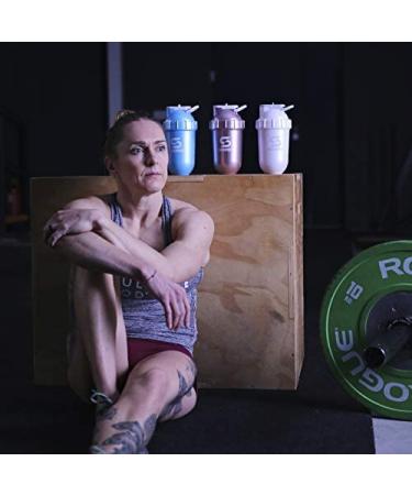 ShakeSphere Tumbler 24oz - Award Winning Protein Shaker Cup - Patented Capsule Shape Mixing - Easy to Clean - BPA Free - Rose Gold - Buy Online on GoSupps.com