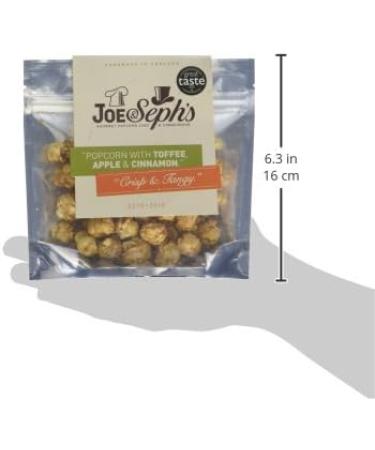 Joe & Seph's Toffee Apple with Cinnamon Popcorn 32g | Handmade in UK, Vegetarian & Gluten-Free Snack for Movie Night - Buy Online on GoSupps.com