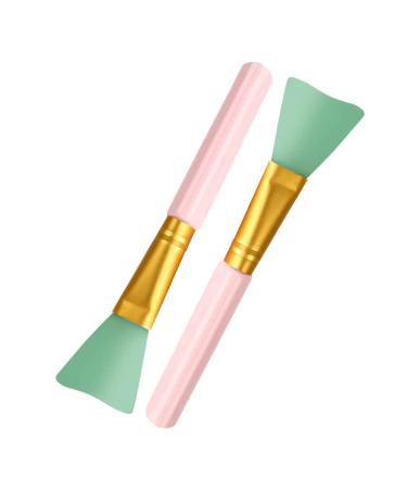 Face Mask Brush Set - 2 Silicone Makeup Applicators for Charcoal Mud and Clay Masks | Perfect for Skincare & Beauty - Buy Online on GoSupps.com