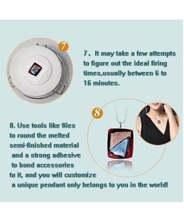 Small Microwave Kiln Kit 10pcs Set for Glass Fusing Jewelry Making - Buy Online on GoSupps.com
