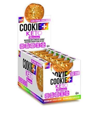 Bake City Cookie Plus Keto | Hawaiian Cookies (12 pack) 1oz | Gluten Free, 0g Sugar, 1.5g Net Carbs, Good Fats, 5g Protein, Kosher - No Artificial Flavors - Buy Online on GoSupps.com