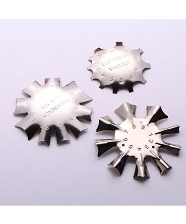 WOKOTO 3pcs French Smile Line Gel Cutter Tool Set - Stainless Steel C-Shape Manicure Edge Trimmer with 3 Patterns - Buy Online on GoSupps.com