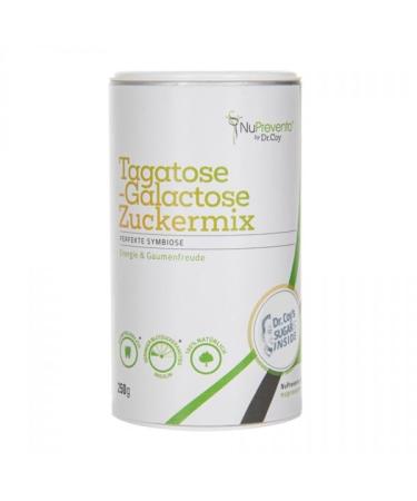 NuPrevento Tagatose Galactose Sugar Mix- High Purity from Italy - Powdered Sugar Blend - Low in Calories - Good for Teeth (can of 250g) - Buy Online on GoSupps.com